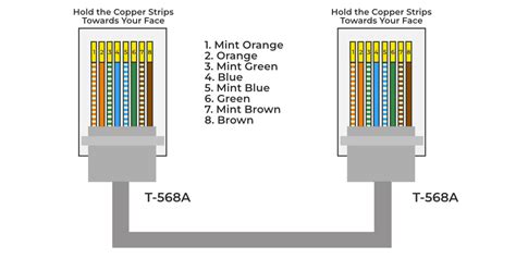 rj45 connection colours
